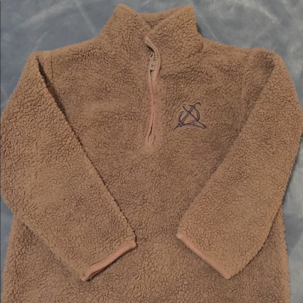 For the Young Quarter Zip Fleece Size 110